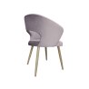 Krzesło welurowe AURA  Nowoczesne krzesło do salonu, jadalni i kuchni