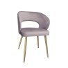 Krzesło welurowe AURA  Nowoczesne krzesło do salonu, jadalni i kuchni