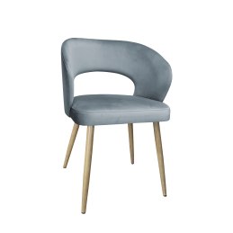 Krzesło welurowe AURA  Nowoczesne krzesło do salonu, jadalni i kuchni