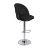 Hoker SILVER obrotowy welur, metalowa podstawa