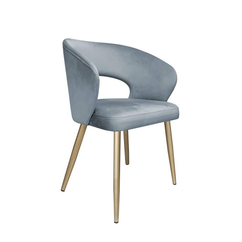 Krzesło welurowe AURA  Nowoczesne krzesło do salonu, jadalni i kuchni