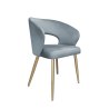 Krzesło welurowe AURA  Nowoczesne krzesło do salonu, jadalni i kuchni