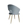 Krzesło welurowe AURA  Nowoczesne krzesło do salonu, jadalni i kuchni