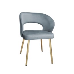 Krzesło welurowe AURA  Nowoczesne krzesło do salonu, jadalni i kuchni