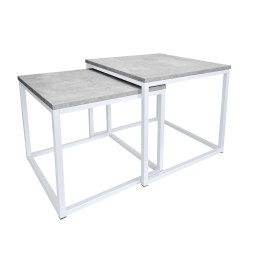 Stolik kawowy 2w1 podstawa metalowa Loft