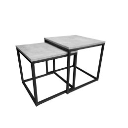 Stolik kawowy 2w1 podstawa metalowa Loft