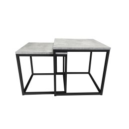 Stolik kawowy 2w1 podstawa metalowa Loft