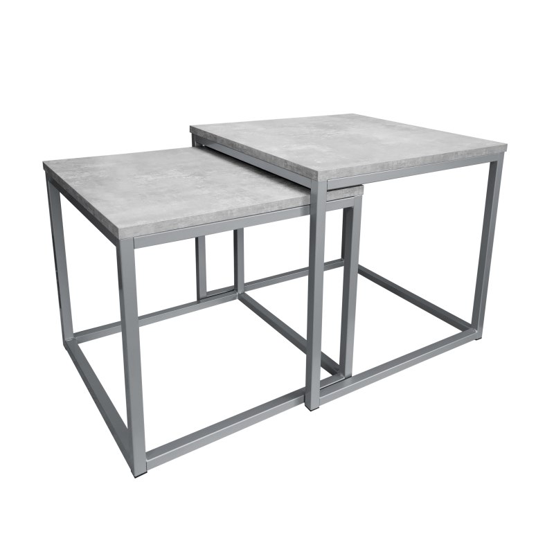 Stolik kawowy 2w1 podstawa metalowa Loft