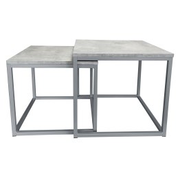 Stolik kawowy 2w1 podstawa metalowa Loft