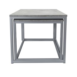 Stolik kawowy 2w1 podstawa metalowa Loft