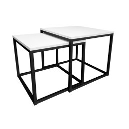 Stolik kawowy 2w1 podstawa metalowa Loft