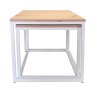 Stolik kawowy 2w1 podstawa metalowa Loft
