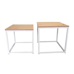 Stolik kawowy 2w1 podstawa metalowa Loft