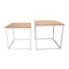 Stolik kawowy 2w1 podstawa metalowa Loft