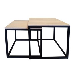 Stolik kawowy 2w1 podstawa metalowa Loft