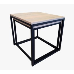 Stolik kawowy 2w1 podstawa metalowa Loft