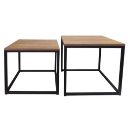 Stolik kawowy 2w1 podstawa metalowa Loft