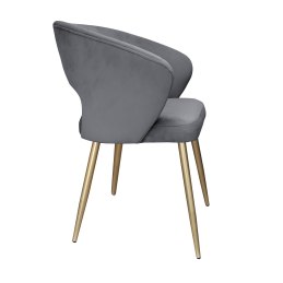 Krzesło welurowe AURA  Nowoczesne krzesło do salonu, jadalni i kuchni