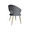 Krzesło welurowe AURA  Nowoczesne krzesło do salonu, jadalni i kuchni
