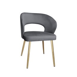 Krzesło welurowe AURA  Nowoczesne krzesło do salonu, jadalni i kuchni