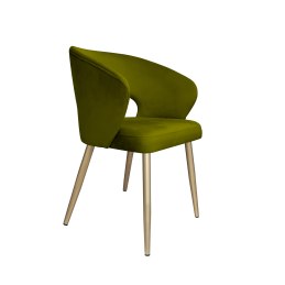 Krzesło welurowe AURA  Nowoczesne krzesło do salonu, jadalni i kuchni