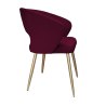 Krzesło welurowe AURA  Nowoczesne krzesło do salonu, jadalni i kuchni