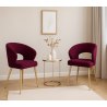 Krzesło welurowe AURA  Nowoczesne krzesło do salonu, jadalni i kuchni