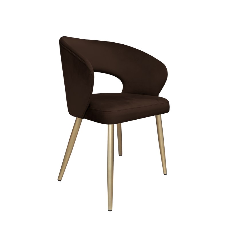 Krzesło welurowe AURA  Nowoczesne krzesło do salonu, jadalni i kuchni