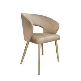 Krzesło welurowe AURA  Nowoczesne krzesło do salonu, jadalni i kuchni