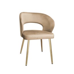 Krzesło welurowe AURA  Nowoczesne krzesło do salonu, jadalni i kuchni