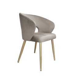 Krzesło welurowe AURA  Nowoczesne krzesło do salonu, jadalni i kuchni