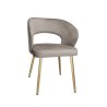 Krzesło welurowe AURA  Nowoczesne krzesło do salonu, jadalni i kuchni