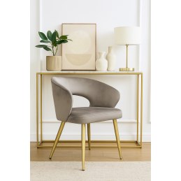 Krzesło welurowe AURA  Nowoczesne krzesło do salonu, jadalni i kuchni