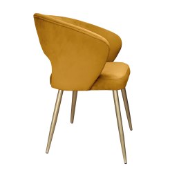 Krzesło welurowe AURA  Nowoczesne krzesło do salonu, jadalni i kuchni