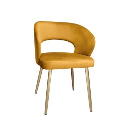 Krzesło welurowe AURA  Nowoczesne krzesło do salonu, jadalni i kuchni