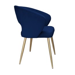Krzesło welurowe AURA  Nowoczesne krzesło do salonu, jadalni i kuchni