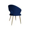 Krzesło welurowe AURA  Nowoczesne krzesło do salonu, jadalni i kuchni