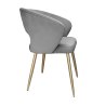 Krzesło welurowe AURA  Nowoczesne krzesło do salonu, jadalni i kuchni