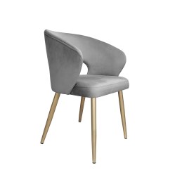 Krzesło welurowe AURA  Nowoczesne krzesło do salonu, jadalni i kuchni
