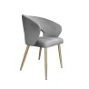 Krzesło welurowe AURA  Nowoczesne krzesło do salonu, jadalni i kuchni