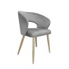 Krzesło welurowe AURA  Nowoczesne krzesło do salonu, jadalni i kuchni