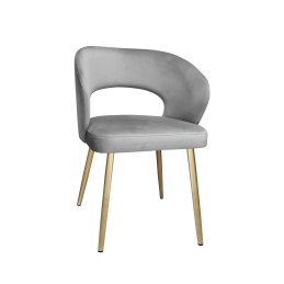 Krzesło welurowe AURA  Nowoczesne krzesło do salonu, jadalni i kuchni