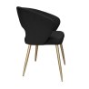 Krzesło welurowe AURA  Nowoczesne krzesło do salonu, jadalni i kuchni