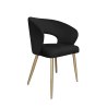 Krzesło welurowe AURA  Nowoczesne krzesło do salonu, jadalni i kuchni
