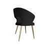 Krzesło welurowe AURA  Nowoczesne krzesło do salonu, jadalni i kuchni