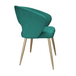 Krzesło welurowe AURA  Nowoczesne krzesło do salonu, jadalni i kuchni