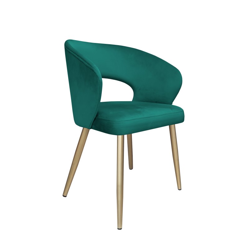 Krzesło welurowe AURA  Nowoczesne krzesło do salonu, jadalni i kuchni