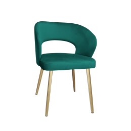 Krzesło welurowe AURA  Nowoczesne krzesło do salonu, jadalni i kuchni