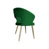 Krzesło welurowe AURA  Nowoczesne krzesło do salonu, jadalni i kuchni