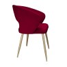 Krzesło welurowe AURA  Nowoczesne krzesło do salonu, jadalni i kuchni